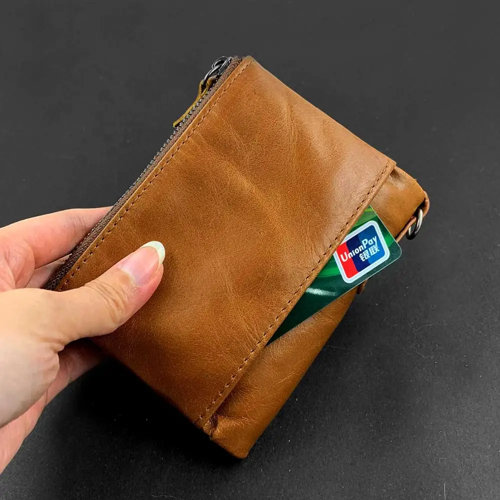 Мужской кошелек из мягкой натуральной кожи с rfid меткой отделением для монет и