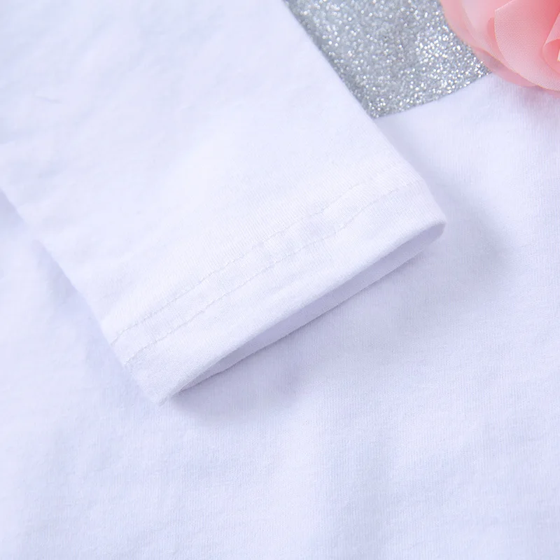 Одежда для маленьких девочек из 3 предметов Топ комбинезон + леггинсы с цветочным