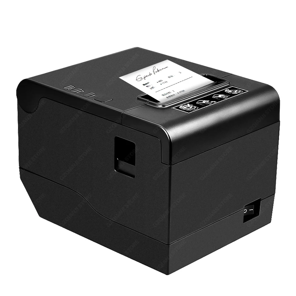 80 мм Термопринтер для чеков, Bluetooth, Wifi, USB порт, для кухни, pos-принтер с автоматическим резаком для POS системы, молочный чай, магазин
