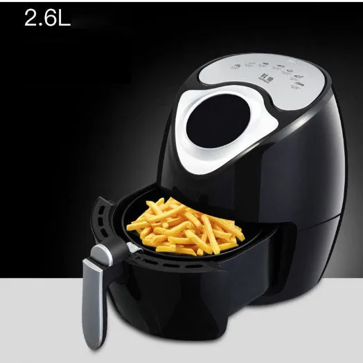 Air Fryer Intelligent Automatic Large Capacity Baker Household  Bread Fish Chicken  Chips Nuggets NO Oil Smoke Touch Screen