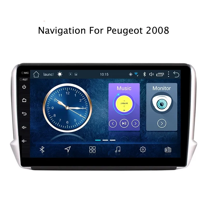 NAVITOPIA 10 1 дюймов 2G ram 32G rom Android 8 Автомобильная dvd навигационная система для peugeot 2008 208