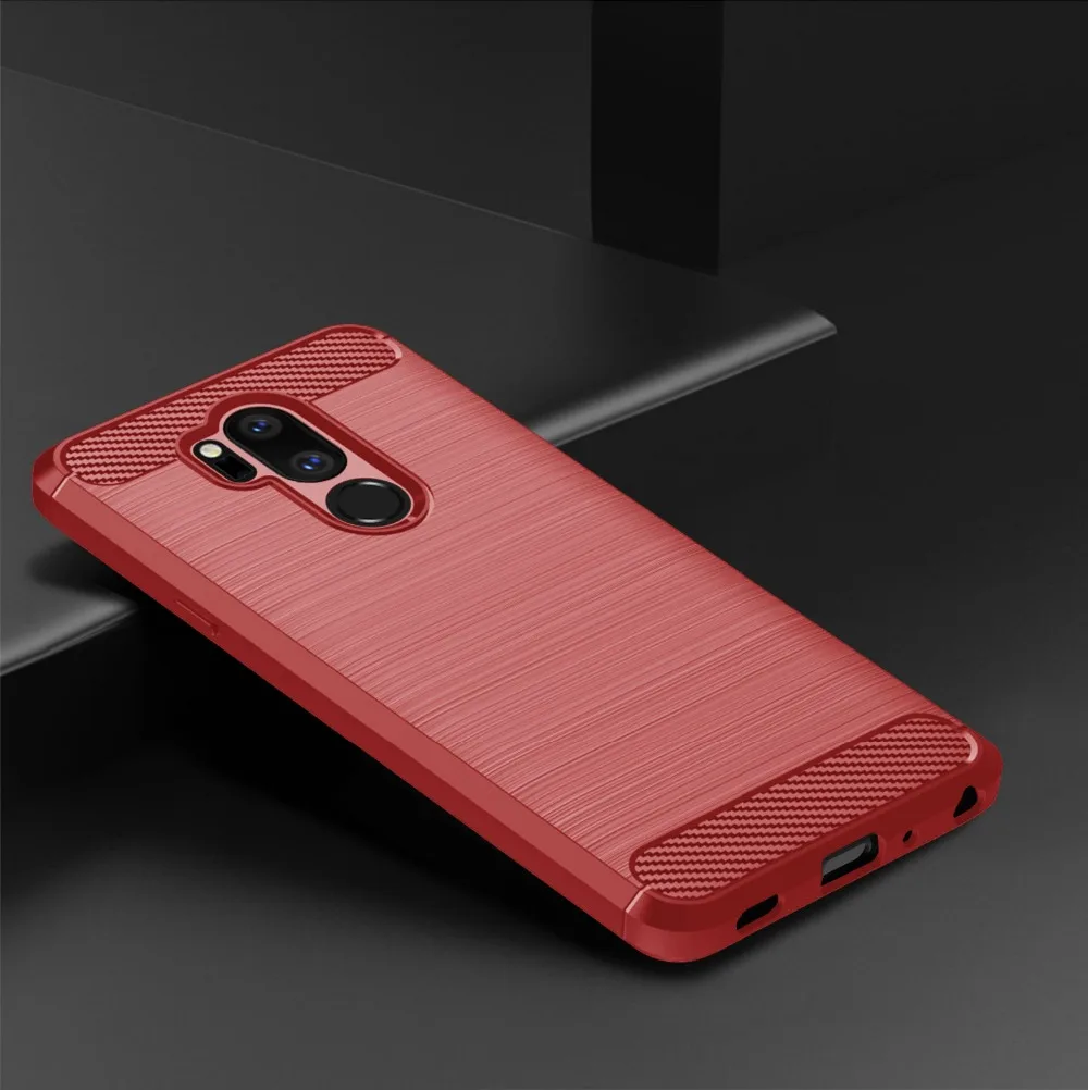 Чехол для LG Stylo 5 4 G7 ThinQ G8 G6 плюс альфа один K40 K50 K8S G8X G8S Q70 W10 W30 Stylo4 Stylo5 углеродного волокна чехол для телефона чехол