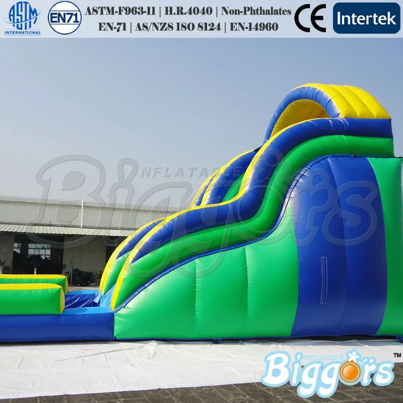 

2018 Inflatable Slide Inflatable Water Slide With Pool For Water Game