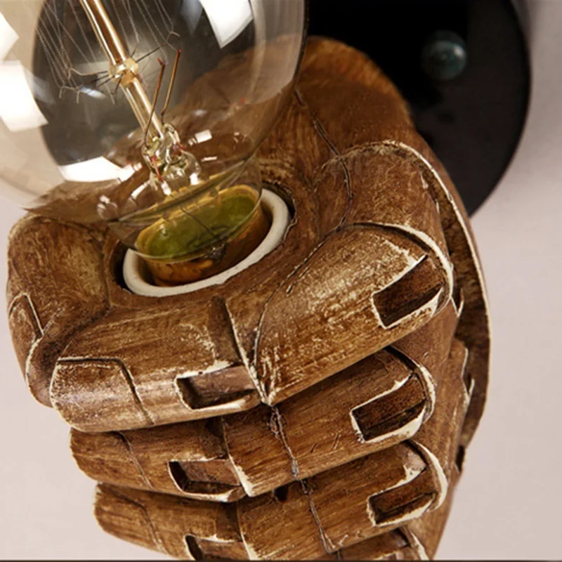 Винтажные Настенные светильники в стиле ретро из смолы для коридора освещение