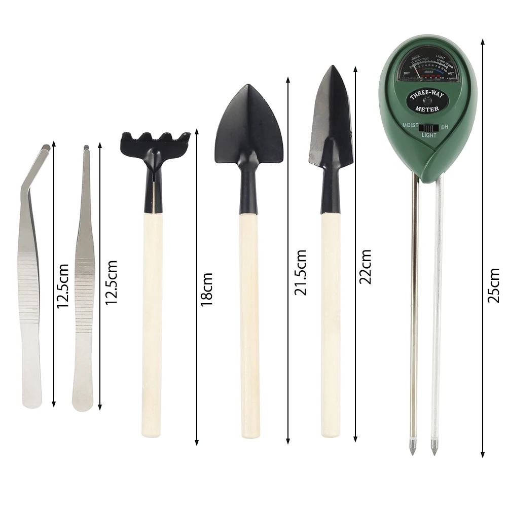 10 шт. Мини Сад Бонсай инструменты комплект лопата борона Набор ручные набор