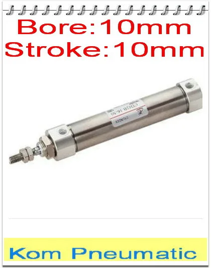 Мини Пневматический воздушный цилиндр двойного действия SMC типа CDJ2B 10*10 диаметр