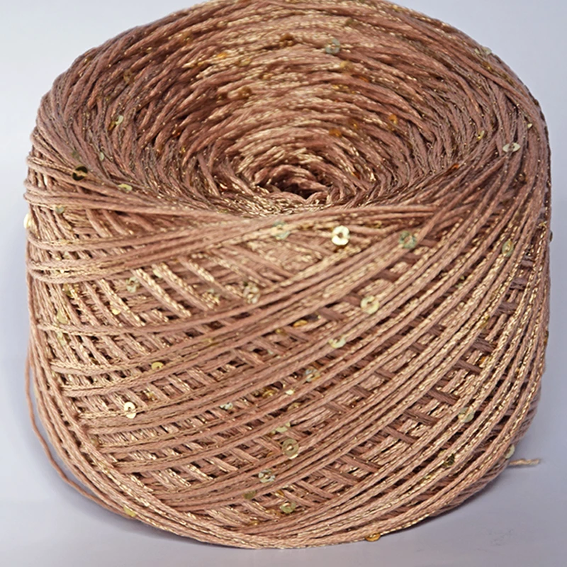 Новинка 250 г уникальный мерсеризованный хлопок с блестящей нитью skein Crafts толстая пряжа для вязания швейной нити, X3053