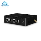 Кулер, мини-компьютер без вентилятора, Pfsense Celeron J1900 J1800 4 LAN Gagabit Ethernet, промышленный ПК Windows 10, брандмауэр, маршрутизатор