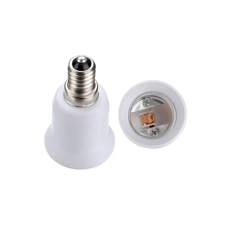 

100X wholesale new design E14 to E27 lamp base holder adapter express free shipping
