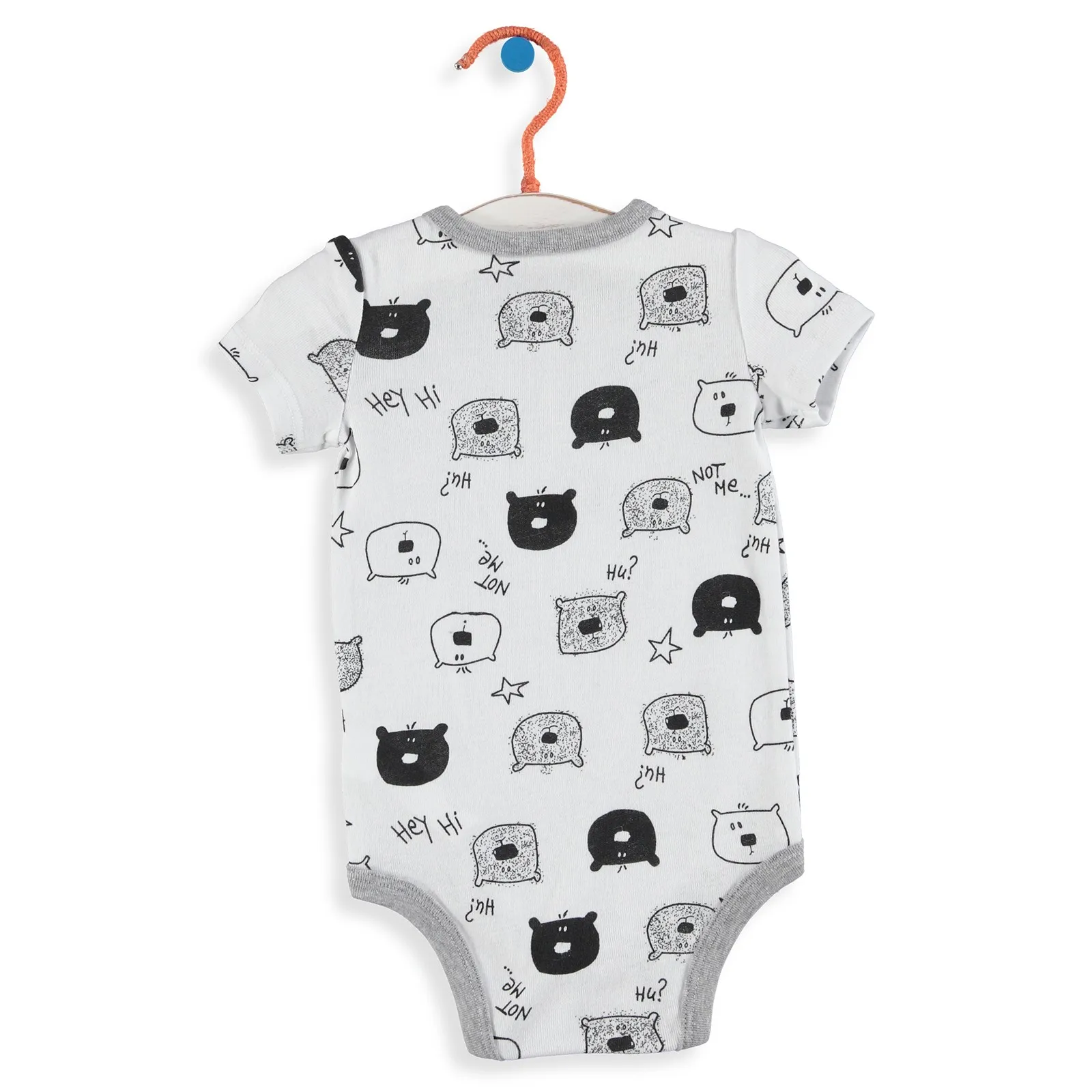 HelloBaby боди с короткими рукавами и принтом плюшевого мишки| |