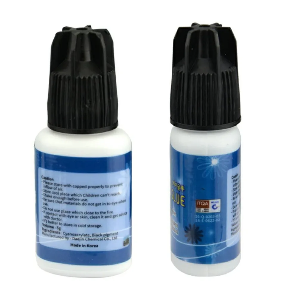 Sky S+ 1 bottle 1-2s dry time Most Powerful Fastest Korea Glue for Eyelash Extensions MSDS Adhesive 5ml Black Cap | Красота и