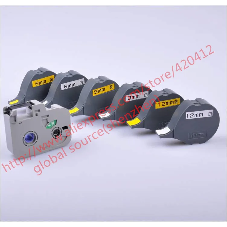 Чернил лента кассета LB-R80B черный для кабеля ID принтер электронная надпись машина