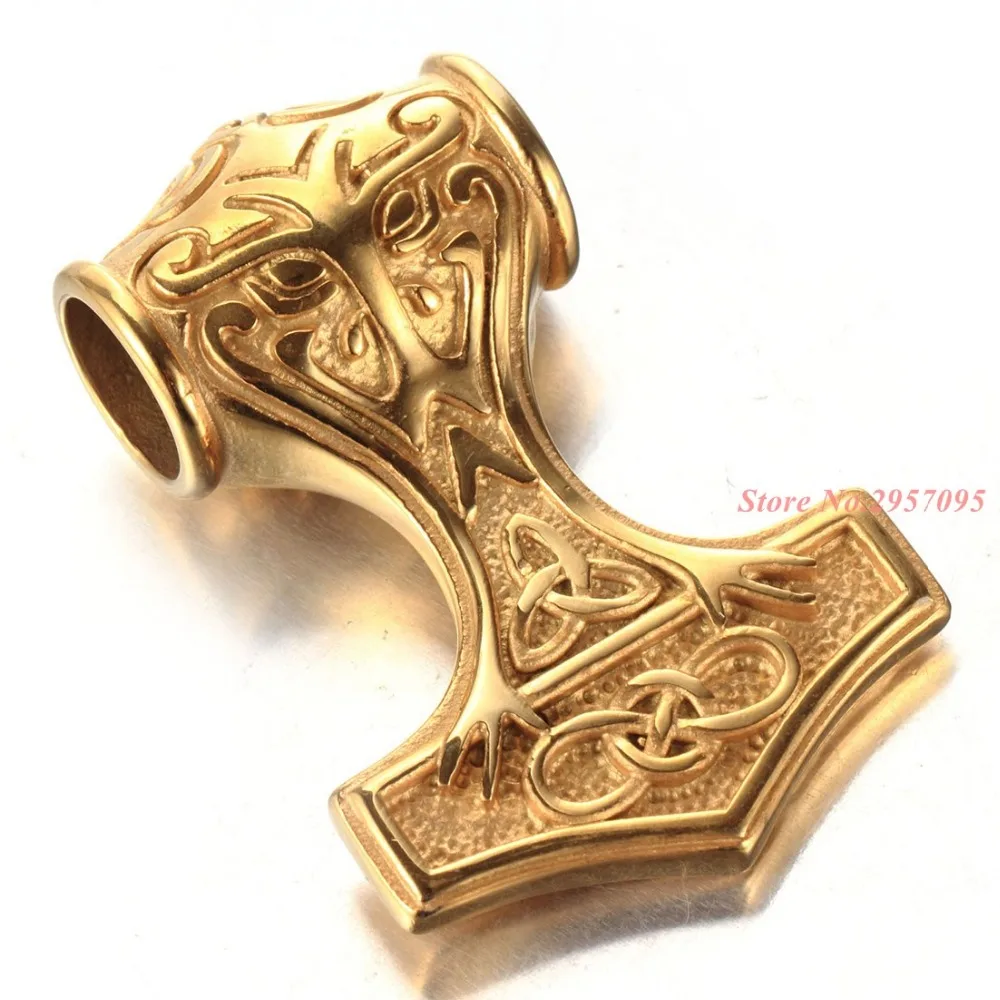 Кулон из нержавеющей стали золотого цвета с цепочкой ожерелье панк рок