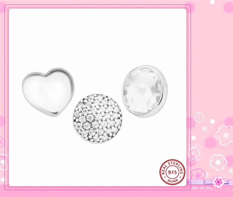 April Droplet миниатюрные бусины DIY Fit Pandora подвешиваемый кулон ожерелья подвески или браслеты серебро 925 3 шт./партия FLS009-4