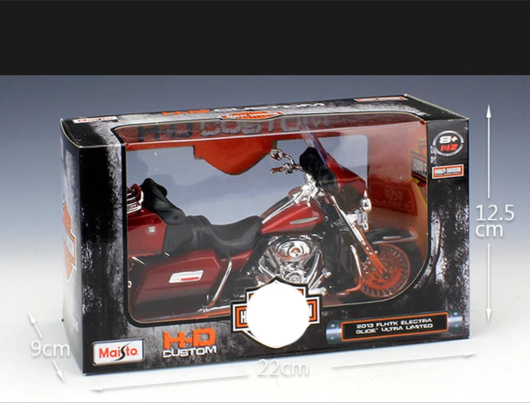 1:12 Maisto 2013 FLUTK ELECTRA GLIDE Ультра ограниченная Литая модель мотоцикла металлическая игрушка для детей Коллекционная