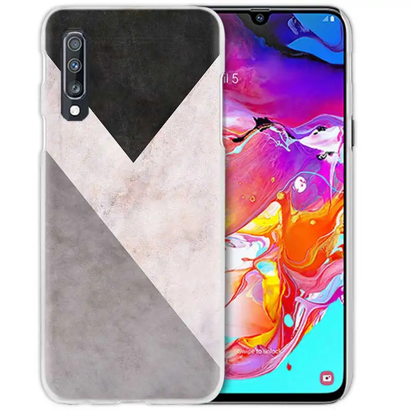10 Геометрических фигур линии узор чехол для samsung Galaxy M40 A50 A80 A70 A60 A40 A30 A20e A10 J4 J6 плюс J8 Жесткий Чехол для мобильного телефона - Цвет: 10