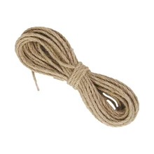 2 шт. (COSW 10 м натуральный пеньковый шнур джутовый сизаль веревка 3