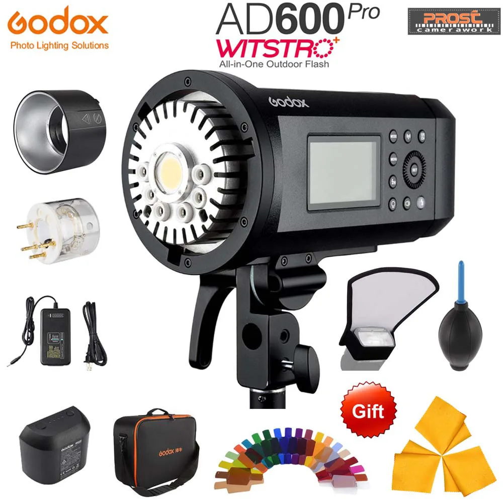 Godox AD600 Pro WITSTRO все в одном Внешняя вспышка AD600Pro литий-ионная батарея TTL HSS со