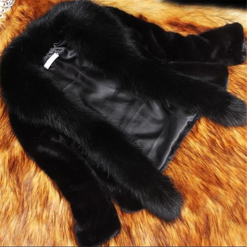 2018 New Autumn Winter Short Women's Faux Fur Jacket Fashion Slim Thin Coats Warm Large Size High end 317 | Женская одежда
