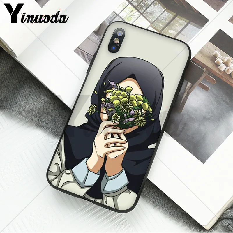 Yinuoda Исламская Девушка Новинка чехол для телефона Fundas чехол для iphone 8 7 6 6S Plus 5 5S SE XR X XS MAX Coque Shell