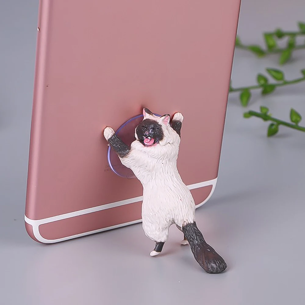 Автомобильный держатель для телефона с милым котом поддержка мобильного телефон