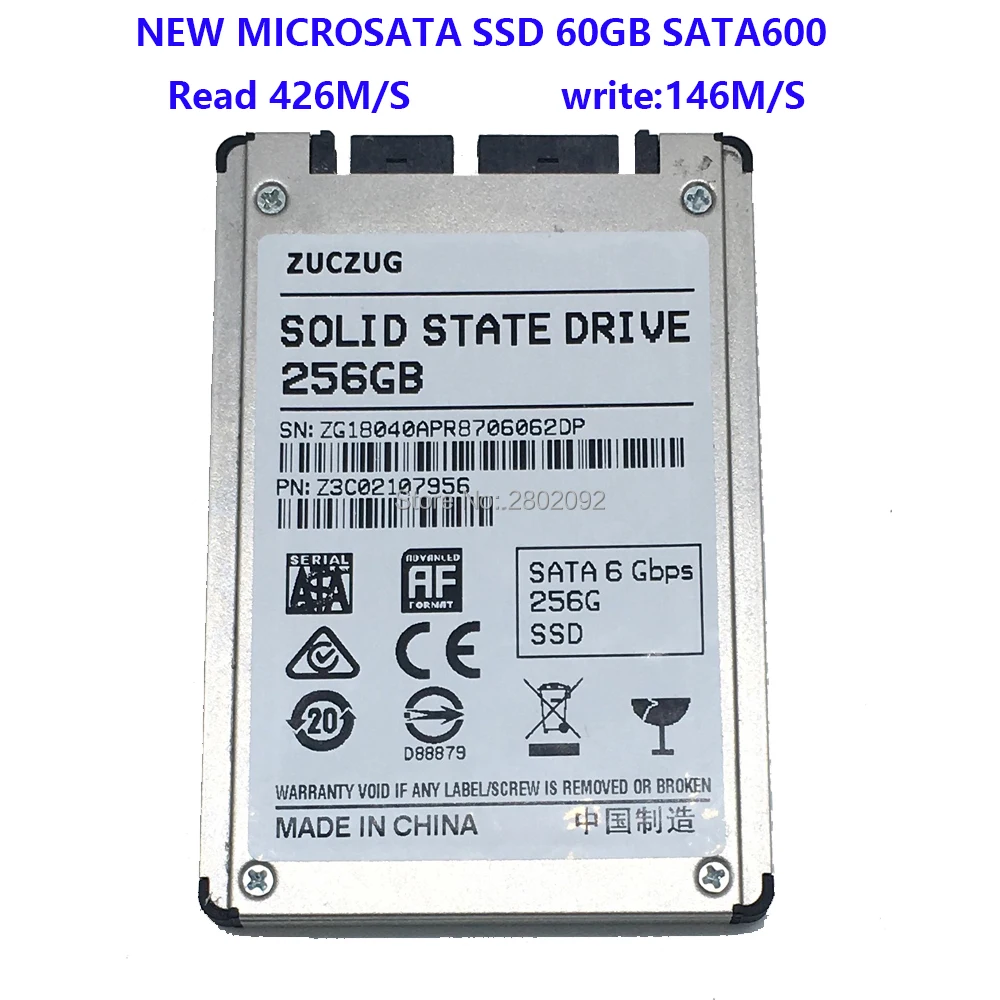 

60GB SSD 1.8" MicroSATA FOR HP 2740p 2730p 2530p 2540p IBM x300 x301 T400S T410S REPLACE MK2533GSG MK1617GSG MK1235GSL