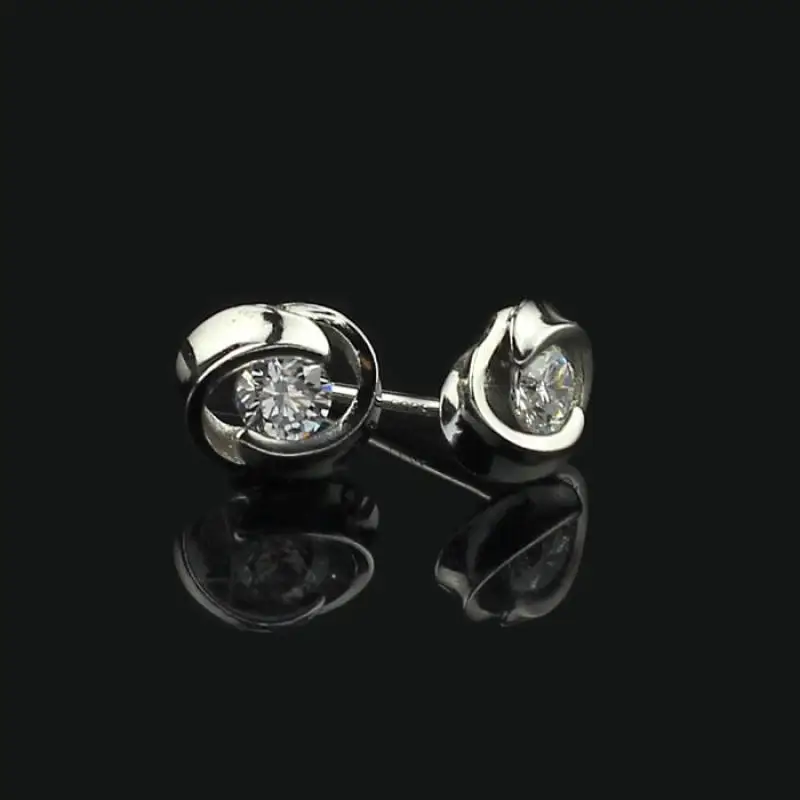 Серьги пусеты с кристаллами 1 пара|fashion stud earrings|stud earringsear earrings |
