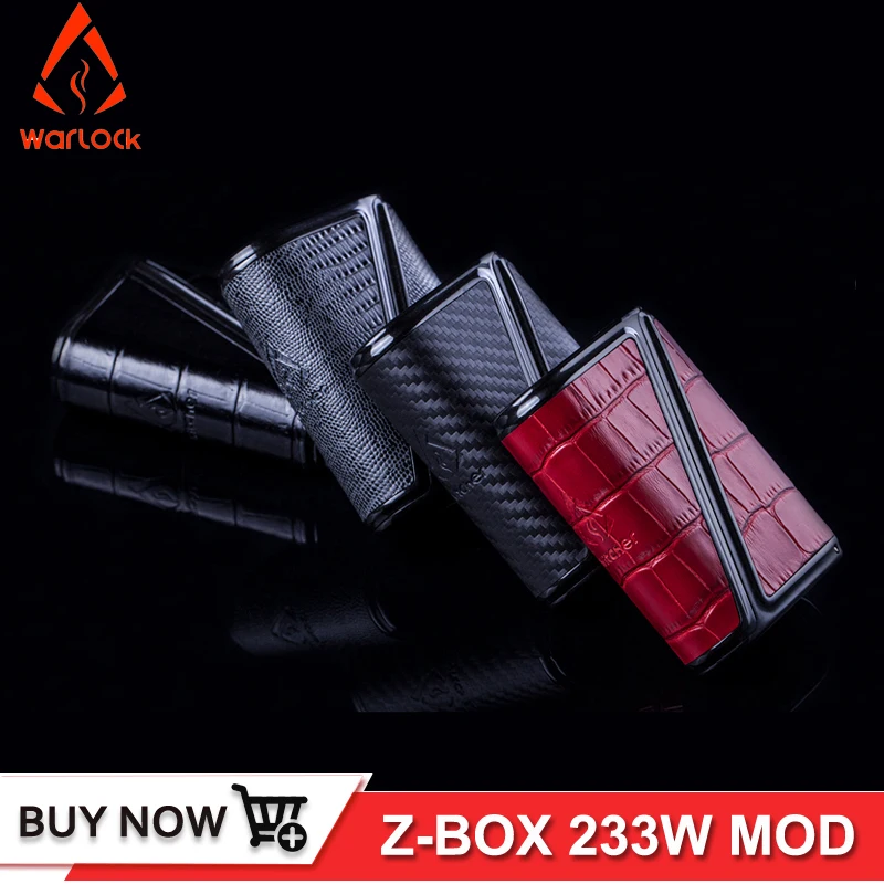 Оригинальный 233 Вт Чернокнижник Z-BOX механические Mod rofvape модель TC кожа дизайн