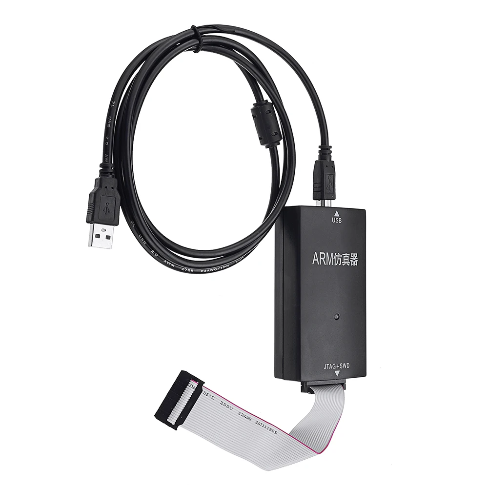 Новый V8 USB ARM STM32 эмулятор JTAG Debugger высокоскоростной адаптер для J Link|Интегральные