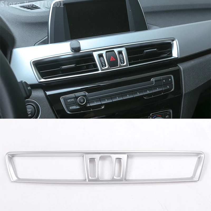 

ABS Хромированная центральная консоль кондиционера, Крышка вентиляционного отверстия для BMW X1 F48 2016-2018 X2 F47 2018, аксессуары