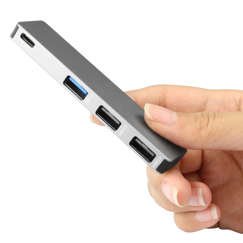 Acasis USB 3 1 Type C концентратор 4-портовый 0 2 адаптер алюминиевый корпус Type-C для Macbook
