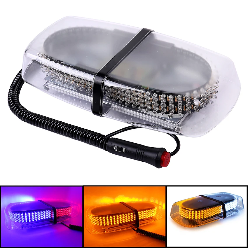 36W 240LED Автомобильные светодиодные водонепроницаемые магниты стробоскоп