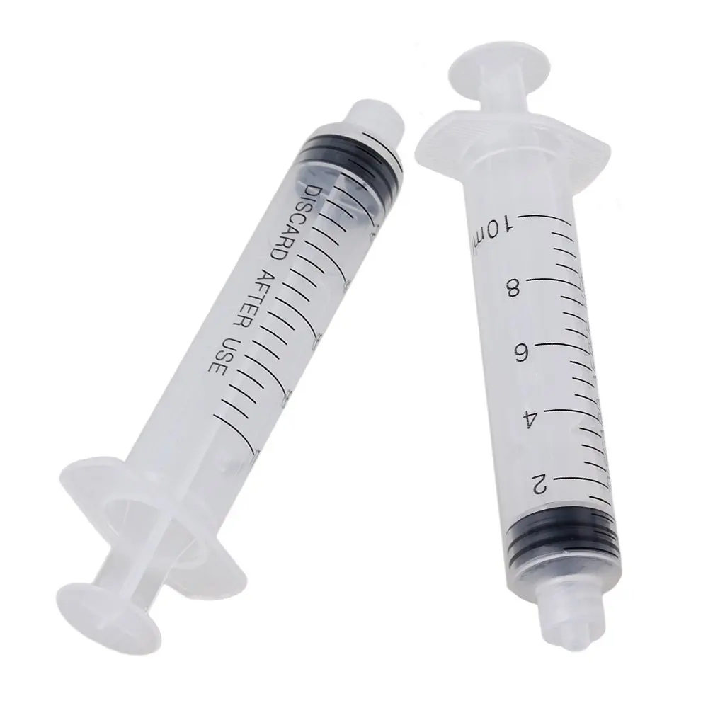 Дозирующий шприц для жидкости 3 94 дюйма прозрачный пластиковый 10 мл винтового