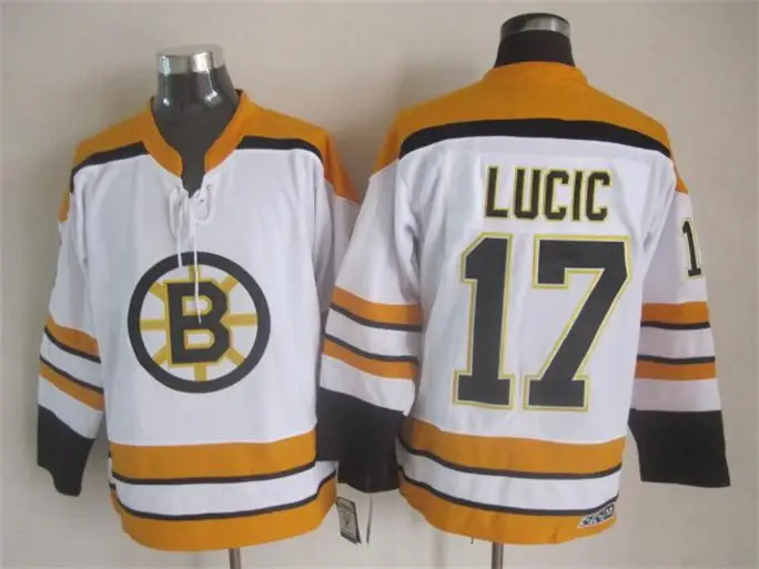 Throwback Stitched jersey #17 Milan Lucic #24 Terry O'Reilly #30 Gerry Cheevers #33 Zdeno Chara CCM Vintage Ice Hockey Jerseys | Спорт и