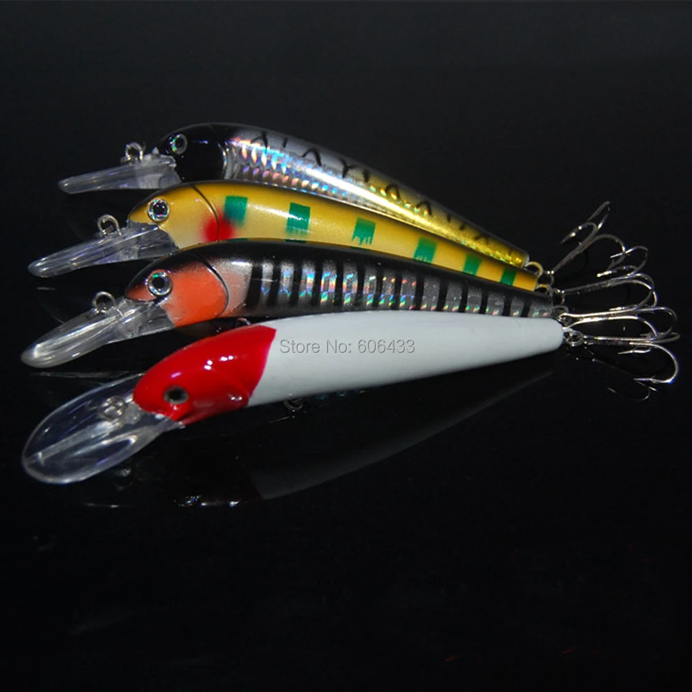 

4PCS Fishing Fish Minnow lure Lures hook Baits Crankbaits 15cm 19g Free shipping