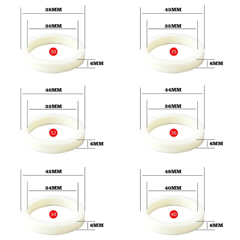 2 шт./пакет велосипедная Передняя Вилка Губка Кольцо Пены масла поглощать