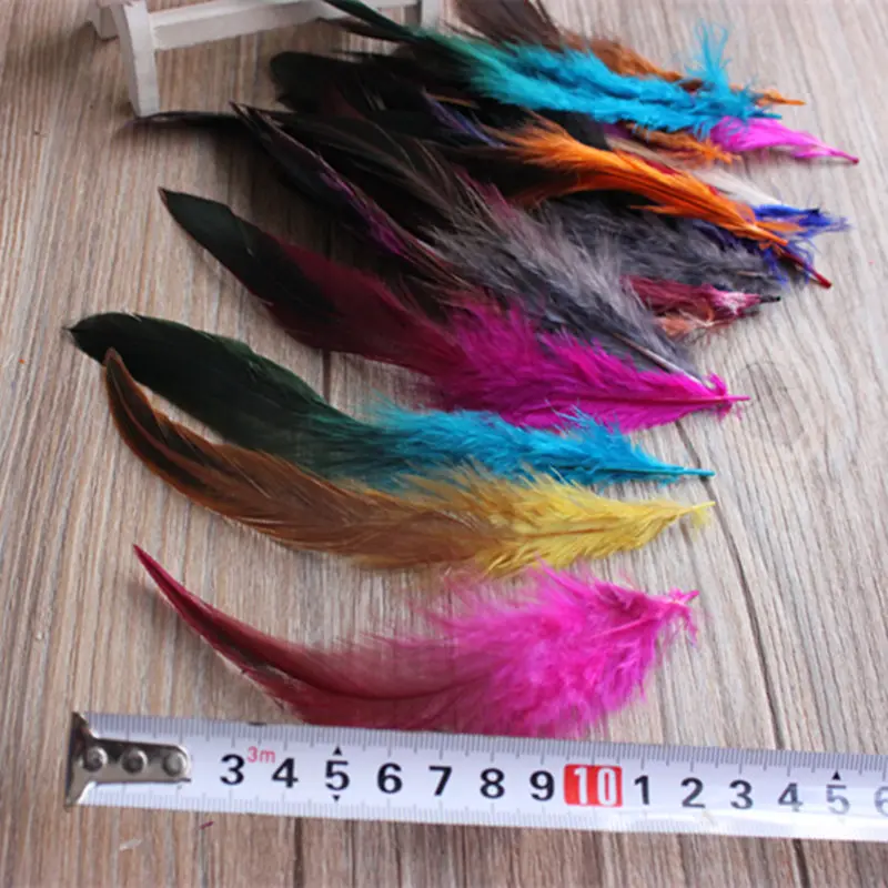 50 шт./лот корень продажа высокое качество окрашенное перо фазана mank цвета на