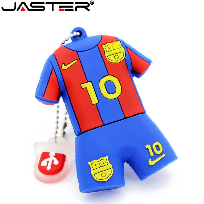 JASTER Messi трикотажная футболка Джерси usb флешка Флешка 4 ГБ 8 ГБ 16 ГБ 32 ГБ 64 ГБ спортивный диск памяти