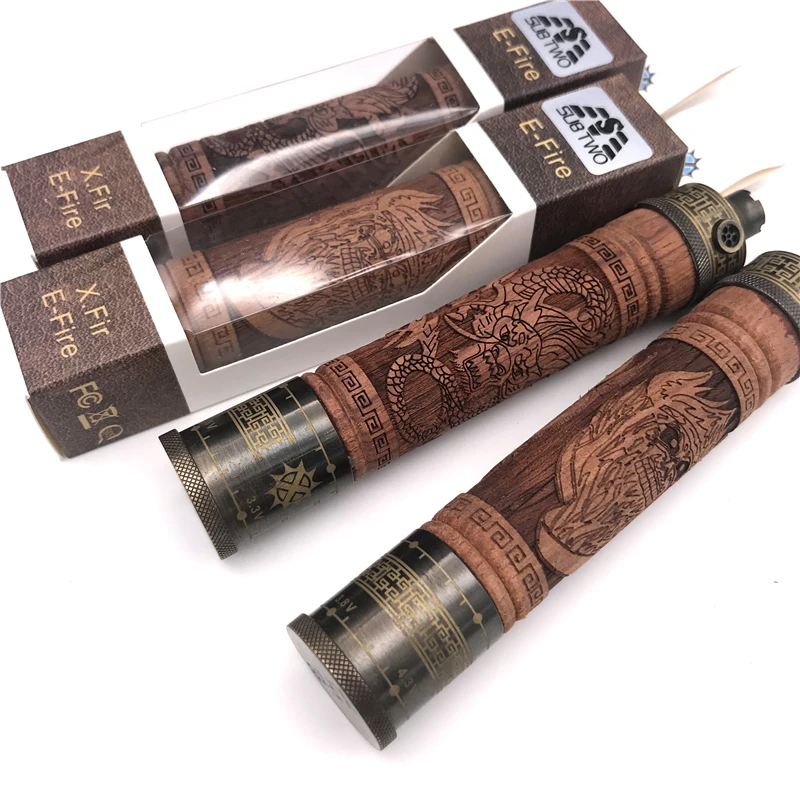 Hot X/E Fire Electronic cigarette 900-1100mah E fire Wood Tube variable voltage Cigarette battery Wooden vaporizer vape pen | Электроника