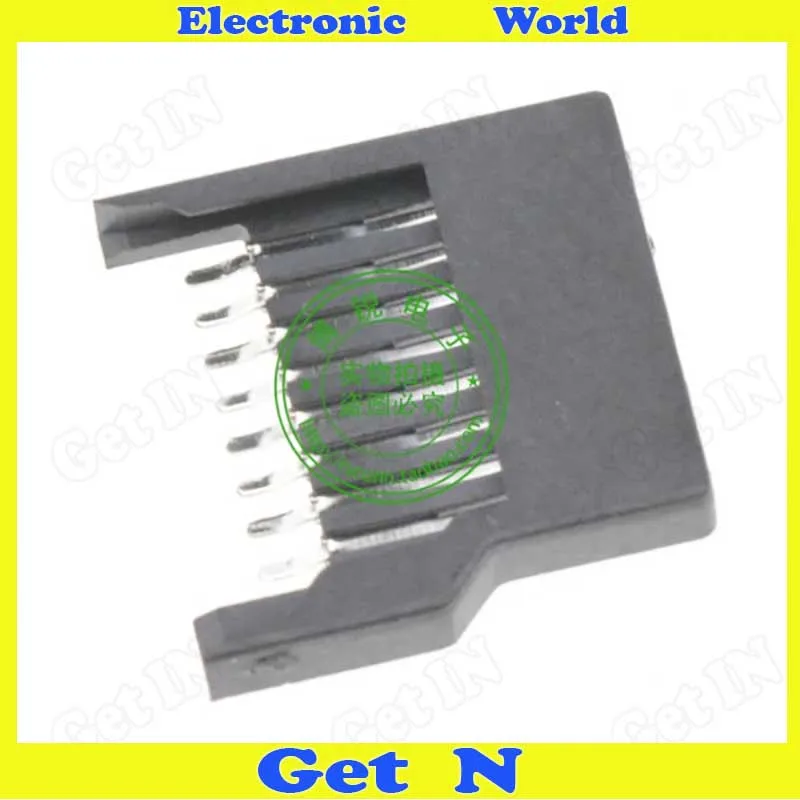 100pcs All Plastic TF Card Holder Easy Type Micro SD Connector Socket | Обустройство дома