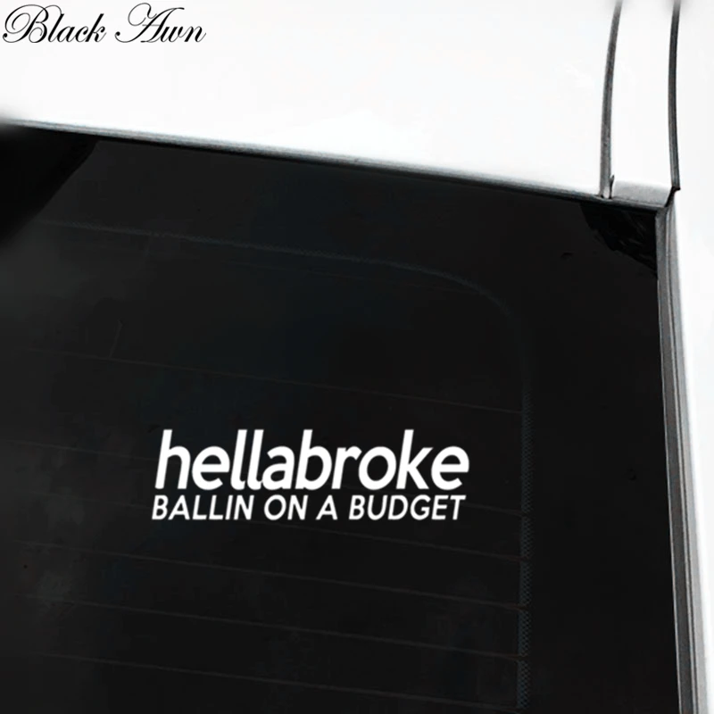 Hellabroke Parental Advisory на Наклейка Budget дрейф JDM евро опускается Fatlace illest автомобиля