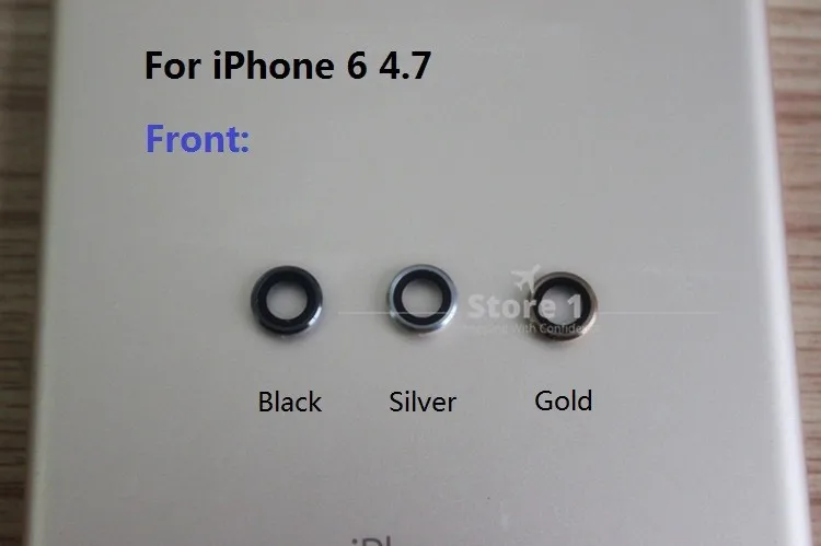 Для Apple iPhone 6 объектив камеры; сапфировое стекло задняя камера стеклянный объектив с рамкой для iPhone 6 4,7 дюйма