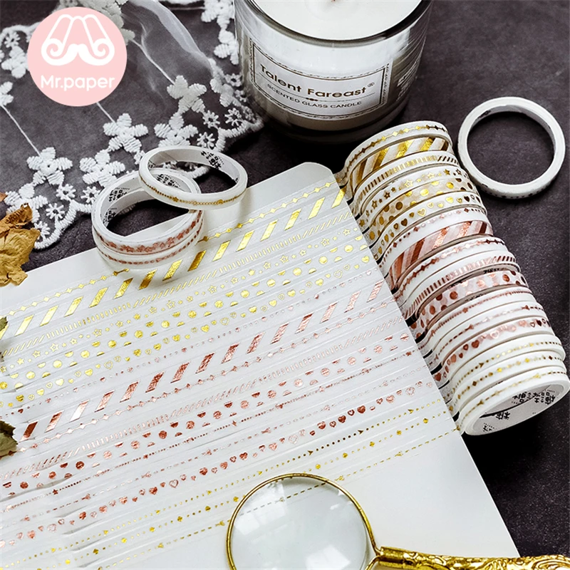 Г-н Бумага 10 шт./кор. 5 мм * 2 м красочный Радужный шнур Скрапбукинг отрезной правило