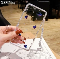 xsmyiss 3d luxury bling crystal rhinestone cases for huawei p8 p9 p10 p20 p30 plus lite mate10 20 pro lite diamond case cover