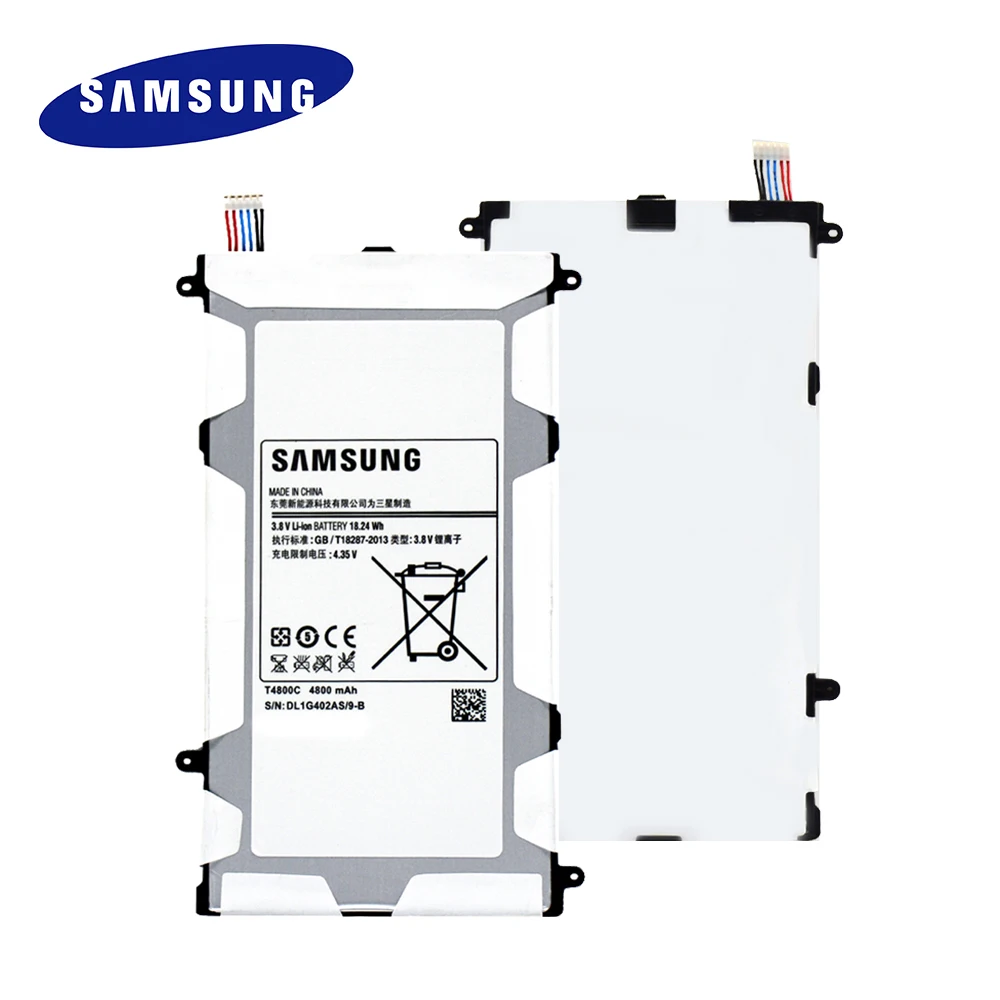 Оригинальный аккумулятор для планшета T4800E T4800C Samsung Galaxy Tab T320 Pro SM T321 T325 сменные