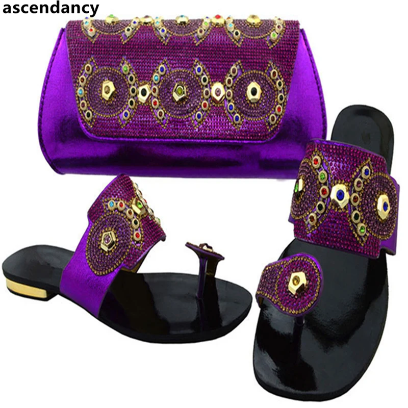 Комплект из женской обуви и сумки в африканском стиле черная женская обувь сумка