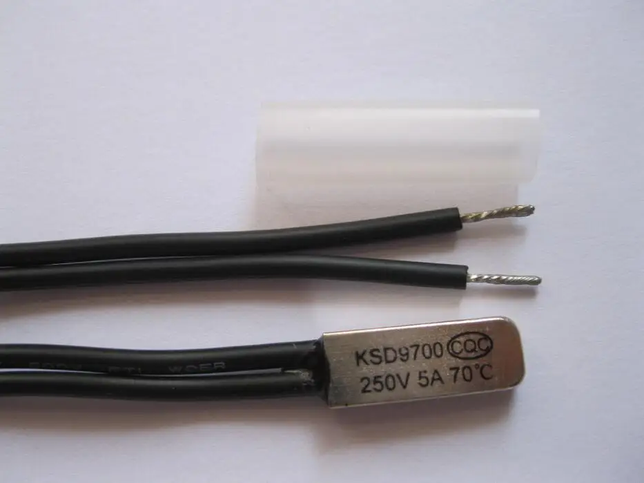 5 шт./лот KSD9700 5A250V 70 градусов Цельсия (Н. К.) Терморегулятор с нормально замкнутым
