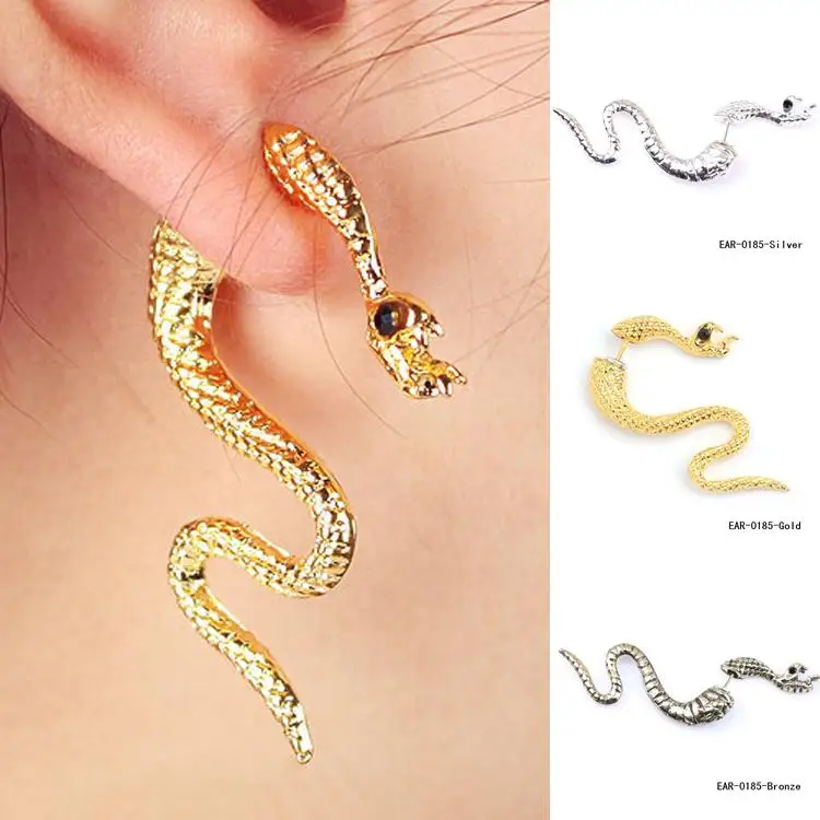 1 шт. серьги гвоздики в форме змеи|fashion stud earrings|stud earringsearrings fashion |