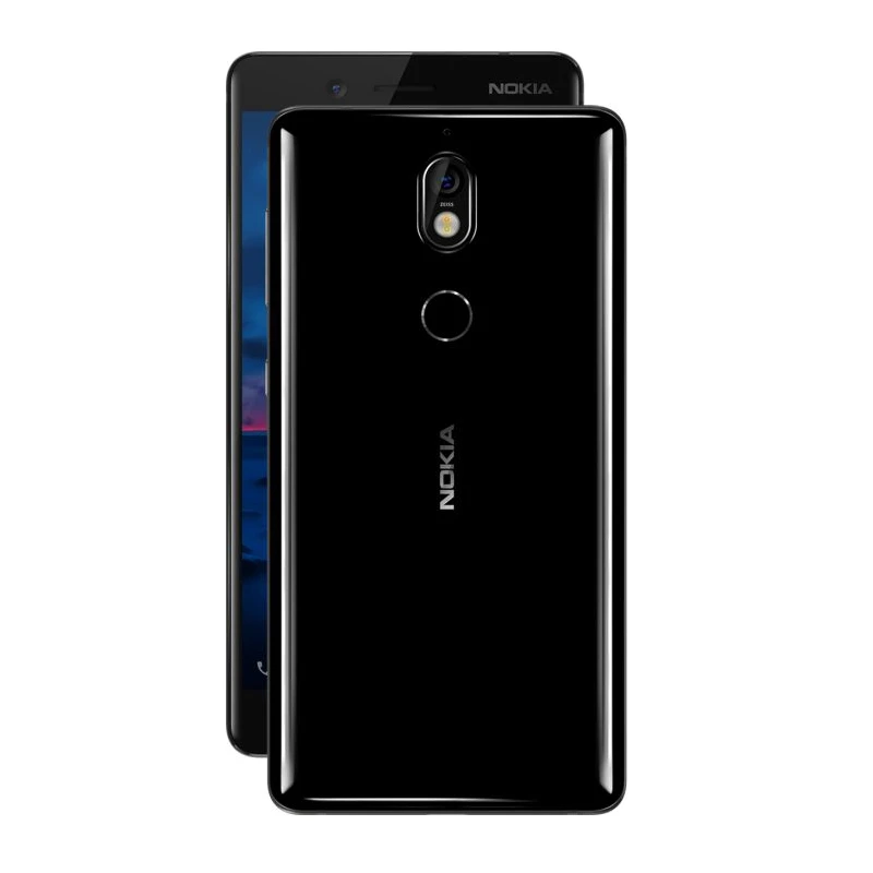 Nokia 7 Оригинальный разблокированный мобильный телефон 64G rom Dual SIM 16.0MP Android 1 3000 mAh 5 2 '񟞨 P GSM/WCDMA/LTE глобальная