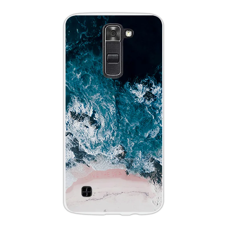 Для LG K7 K330/Tribute 5 LS675/X210 X210DS модная задняя крышка Fundas для TPU Ультратонкий Мягкий